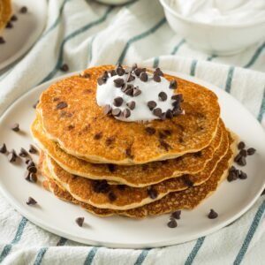 Homemade Chocolate Chip Pancakes